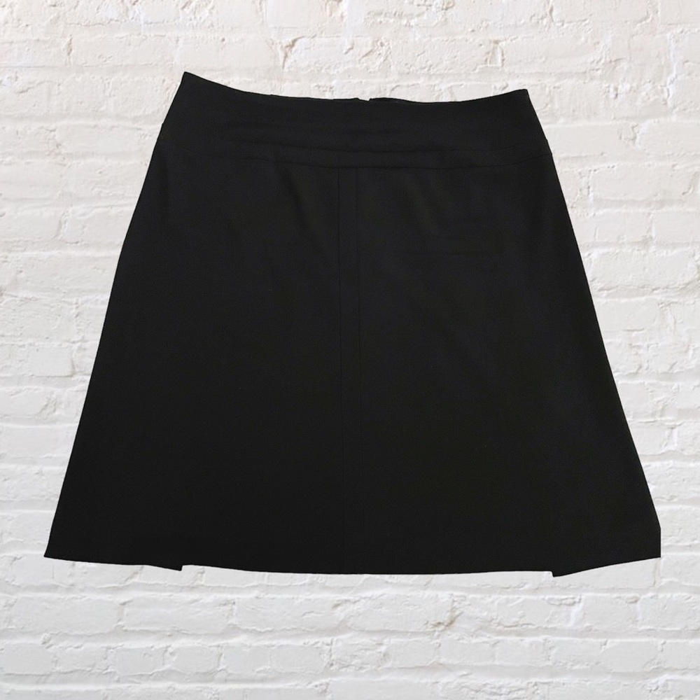 Piazza Sempione classic black a-line skirt